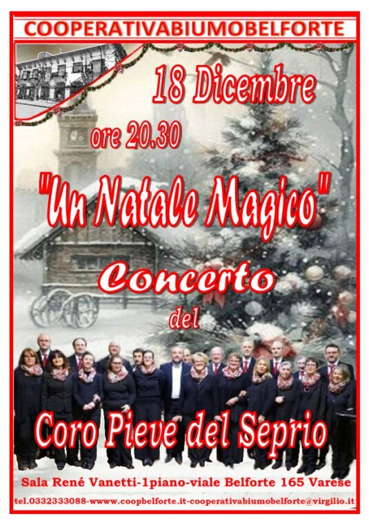 concerto coro Pieve  del Seprio musica e atmosfera magicaa del Natale