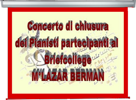 concerto di chiusura allievi Briefcollege m°LazarBerman