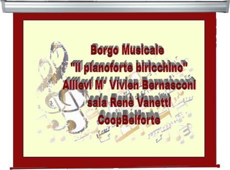 spettacolo allievi pianoforte m° V.Bernasconi