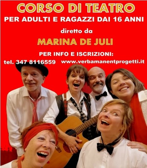 Partecipa al corso di teatro con l'attrice e drammaturga Marina Dejuli presso Coopbelforte. Scopri le tecniche di recitazione, espressione e creatività  