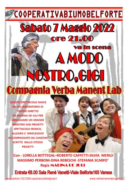 compagnia  teatrale Verbamanent regia Marina Dejuli