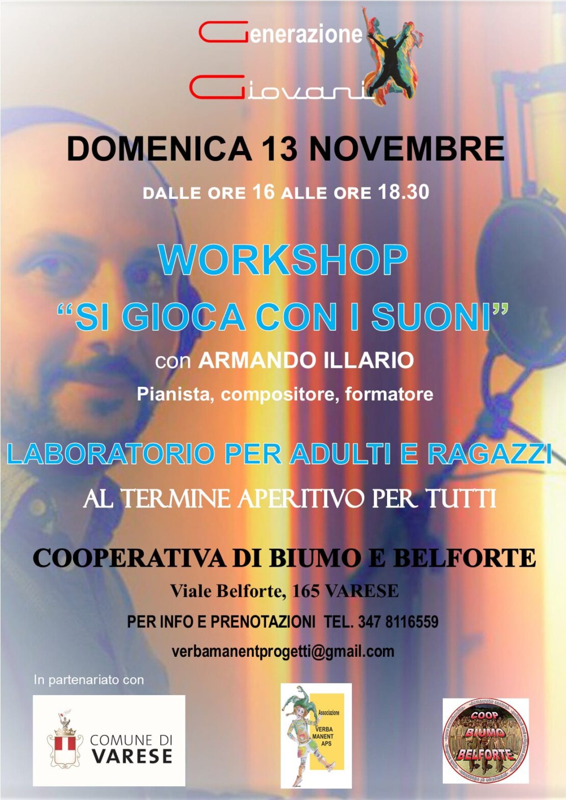 workshop con AArmando Illario Pianista Compositore Formatore