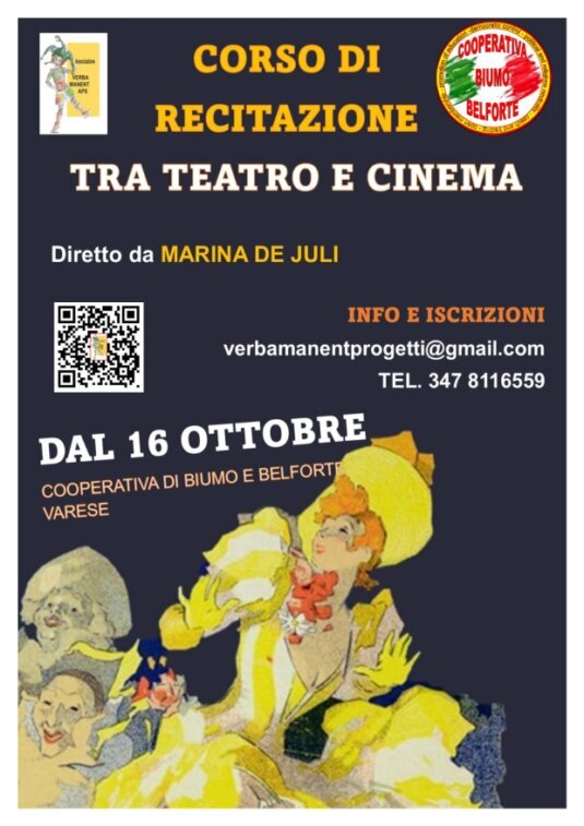  corso di teatro con Marina Dejuli, attrice e drammaturga